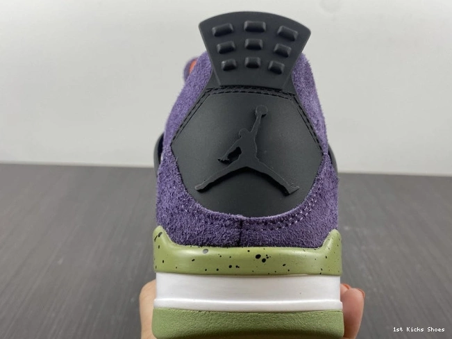 1st Kicks Air Purple Canyon Jordan 4 WMNS AQ9129-500 0727